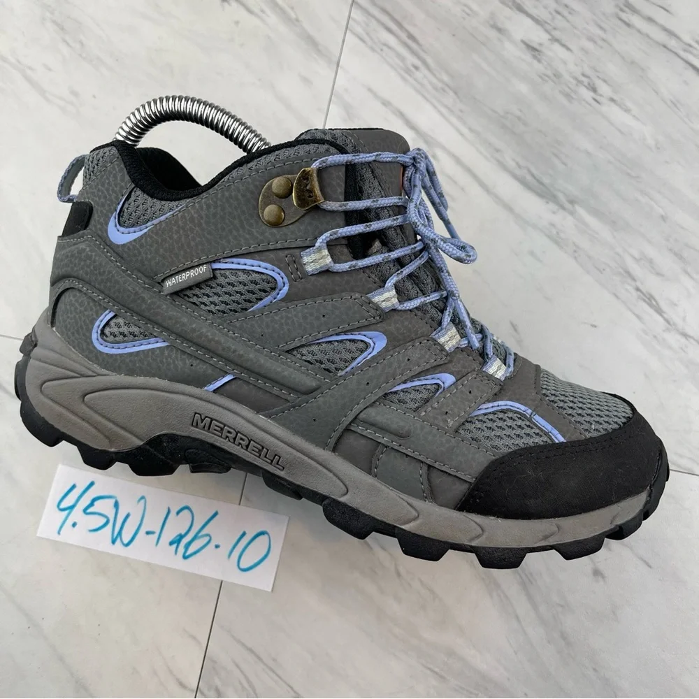 •Merrell M-Moab 2 Kids Hiking Shoes Boots Size 4.5 W MK162260